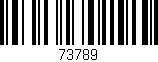 Código de barras (EAN, GTIN, SKU, ISBN): '73789'