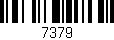 Código de barras (EAN, GTIN, SKU, ISBN): '7379'