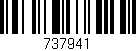 Código de barras (EAN, GTIN, SKU, ISBN): '737941'