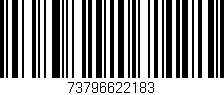 Código de barras (EAN, GTIN, SKU, ISBN): '73796622183'