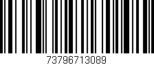 Código de barras (EAN, GTIN, SKU, ISBN): '73796713089'