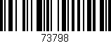Código de barras (EAN, GTIN, SKU, ISBN): '73798'