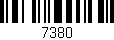 Código de barras (EAN, GTIN, SKU, ISBN): '7380'