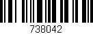 Código de barras (EAN, GTIN, SKU, ISBN): '738042'