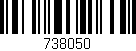 Código de barras (EAN, GTIN, SKU, ISBN): '738050'