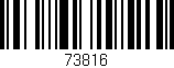 Código de barras (EAN, GTIN, SKU, ISBN): '73816'