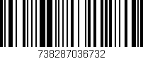 Código de barras (EAN, GTIN, SKU, ISBN): '738287036732'