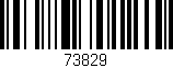 Código de barras (EAN, GTIN, SKU, ISBN): '73829'