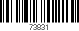 Código de barras (EAN, GTIN, SKU, ISBN): '73831'