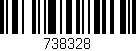 Código de barras (EAN, GTIN, SKU, ISBN): '738328'