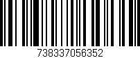 Código de barras (EAN, GTIN, SKU, ISBN): '738337056352'