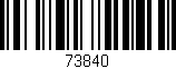 Código de barras (EAN, GTIN, SKU, ISBN): '73840'