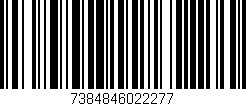 Código de barras (EAN, GTIN, SKU, ISBN): '7384846022277'