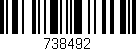 Código de barras (EAN, GTIN, SKU, ISBN): '738492'