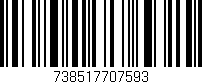 Código de barras (EAN, GTIN, SKU, ISBN): '738517707593'