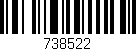 Código de barras (EAN, GTIN, SKU, ISBN): '738522'