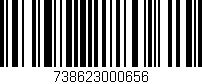 Código de barras (EAN, GTIN, SKU, ISBN): '738623000656'