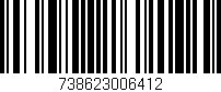 Código de barras (EAN, GTIN, SKU, ISBN): '738623006412'