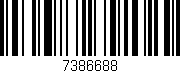 Código de barras (EAN, GTIN, SKU, ISBN): '7386688'