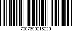 Código de barras (EAN, GTIN, SKU, ISBN): '7387699215223'