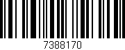 Código de barras (EAN, GTIN, SKU, ISBN): '7388170'