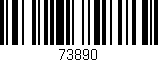 Código de barras (EAN, GTIN, SKU, ISBN): '73890'