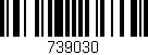Código de barras (EAN, GTIN, SKU, ISBN): '739030'