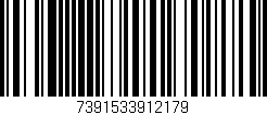 Código de barras (EAN, GTIN, SKU, ISBN): '7391533912179'