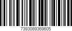 Código de barras (EAN, GTIN, SKU, ISBN): '7393089369605'