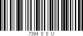 Código de barras (EAN, GTIN, SKU, ISBN): '7394_0_0_U'