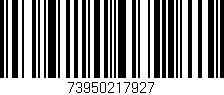 Código de barras (EAN, GTIN, SKU, ISBN): '73950217927'