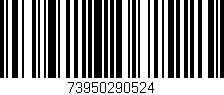 Código de barras (EAN, GTIN, SKU, ISBN): '73950290524'