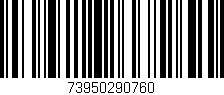 Código de barras (EAN, GTIN, SKU, ISBN): '73950290760'