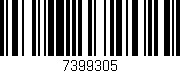 Código de barras (EAN, GTIN, SKU, ISBN): '7399305'