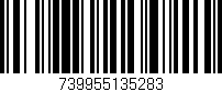Código de barras (EAN, GTIN, SKU, ISBN): '739955135283'
