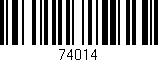 Código de barras (EAN, GTIN, SKU, ISBN): '74014'