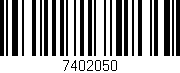 Código de barras (EAN, GTIN, SKU, ISBN): '7402050'