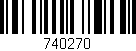 Código de barras (EAN, GTIN, SKU, ISBN): '740270'