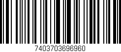 Código de barras (EAN, GTIN, SKU, ISBN): '7403703696960'