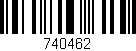 Código de barras (EAN, GTIN, SKU, ISBN): '740462'