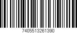 Código de barras (EAN, GTIN, SKU, ISBN): '7405513261390'