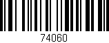 Código de barras (EAN, GTIN, SKU, ISBN): '74060'