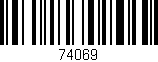 Código de barras (EAN, GTIN, SKU, ISBN): '74069'