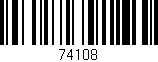 Código de barras (EAN, GTIN, SKU, ISBN): '74108'