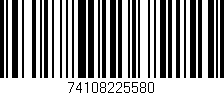 Código de barras (EAN, GTIN, SKU, ISBN): '74108225580'