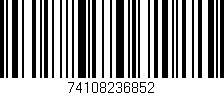 Código de barras (EAN, GTIN, SKU, ISBN): '74108236852'