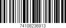 Código de barras (EAN, GTIN, SKU, ISBN): '74108236913'