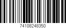Código de barras (EAN, GTIN, SKU, ISBN): '74108248350'