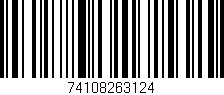 Código de barras (EAN, GTIN, SKU, ISBN): '74108263124'
