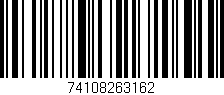 Código de barras (EAN, GTIN, SKU, ISBN): '74108263162'